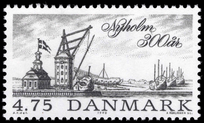 Denmark 1990 300th Anniversary of Nyholm unmounted mint.