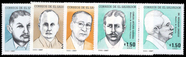 El Salvador 1987 Teachers unmounted mint.