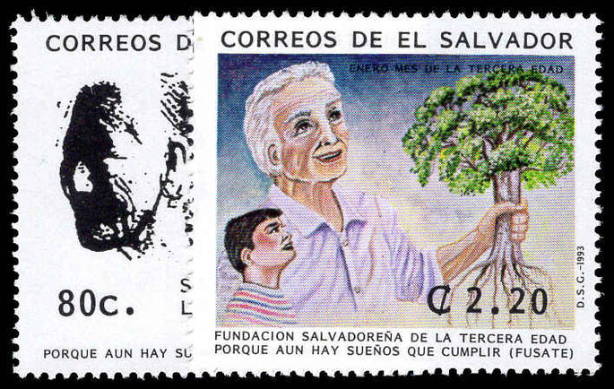 El Salvador 1993  Third Age Month  unmounted mint.