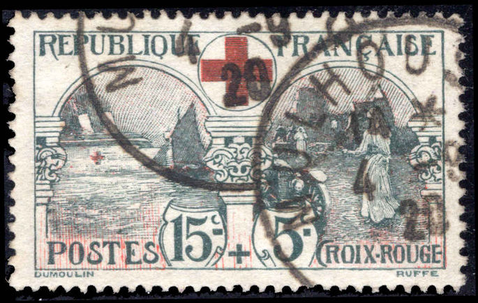 France 1918 Red cross fine used.