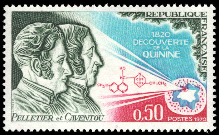 France 1970 150th Anniversary of Discovery of Quinine unmounted mint.