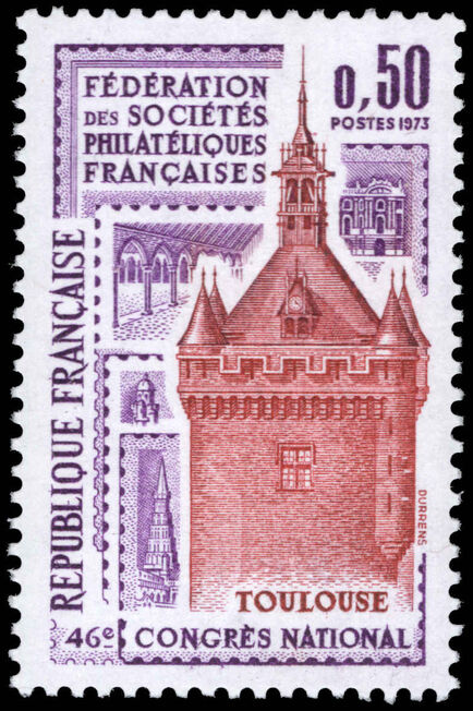 France 1973 46th French Federation of Philatelic Societies Congress unmounted mint.