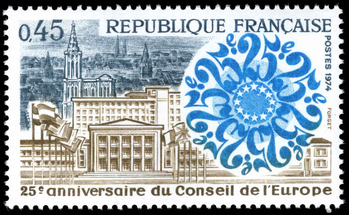 France 1974 25th Anniversary of Council of Europe unmounted mint.