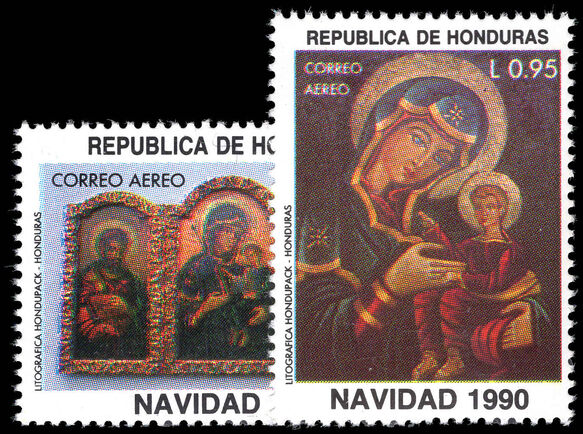 Honduras 1990 Christmas unmounted mint.