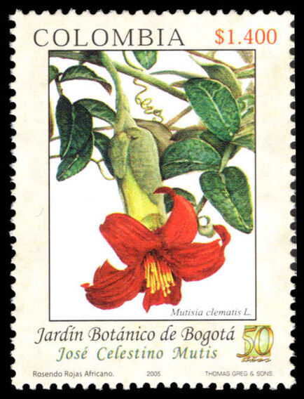 Colombia 2005 50th Anniversary of Botanical Gardens unmounted mint.