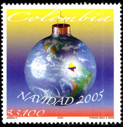 Colombia 2005 Christmas unmounted mint.