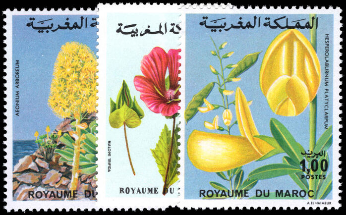 Morocco 1977 Flowers unmounted mint.