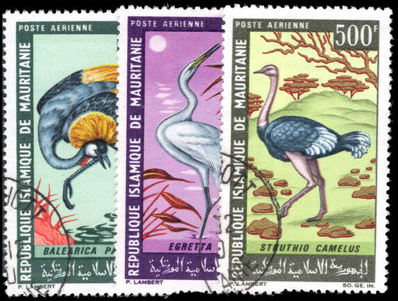 Mauritania 1967 Birds fine used.