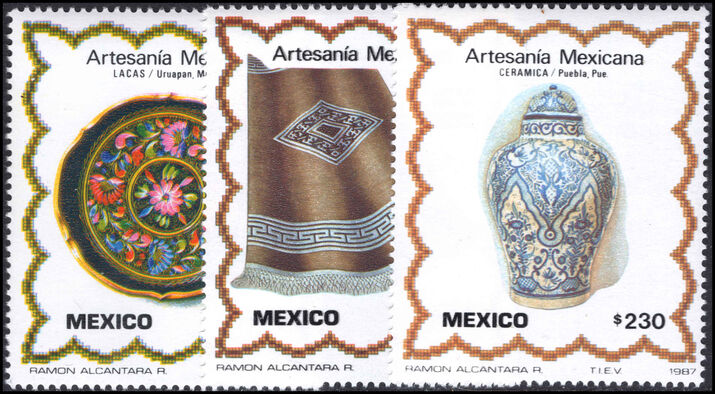 Mexico 1987 Handicrafts unmounted mint.