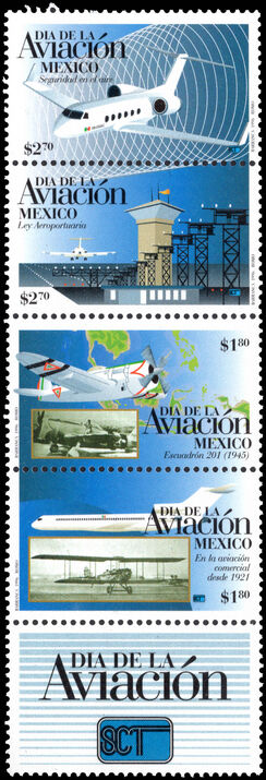 Mexico 1996 National Aviation Day unmounted mint.