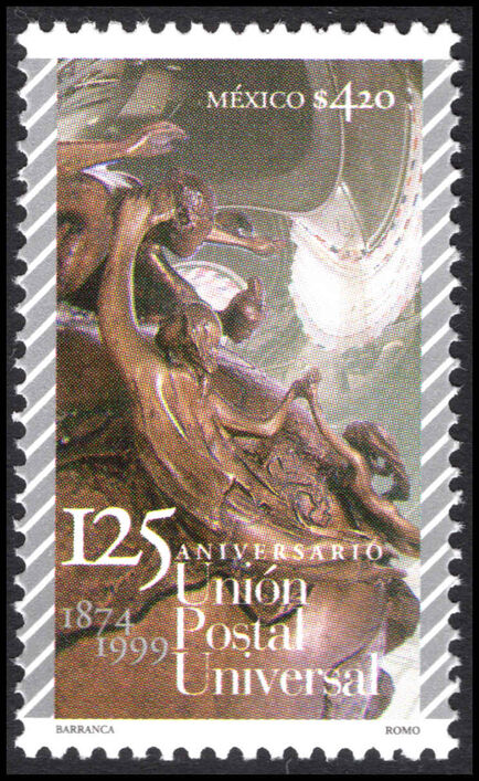 Mexico 1999 125th Anniversary of Universal Postal Union unmounted mint.