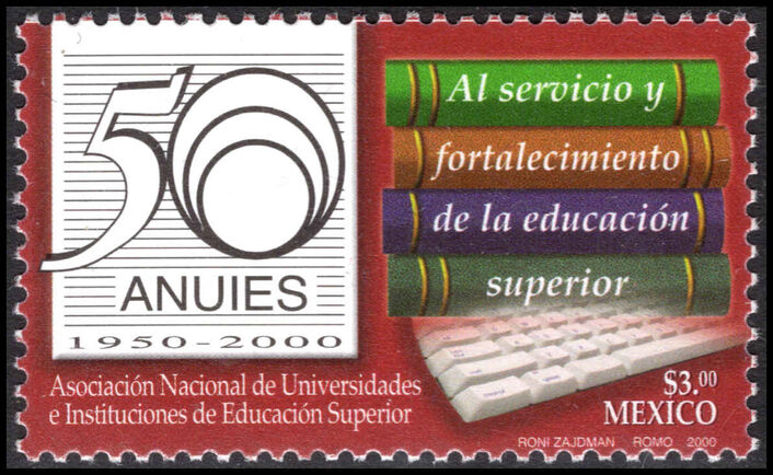 Mexico 2000 50th Anniversary of National Association of Universities and Institutes of Higher Education unmounted mint.