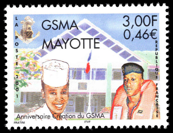 Mayotte 2001 Adapted Military Service Units unmounted mint.