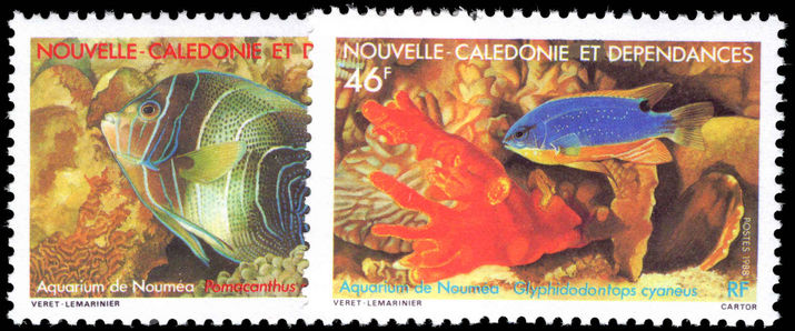 New Caledonia 1988 Noumea Aquarium unmounted mint.