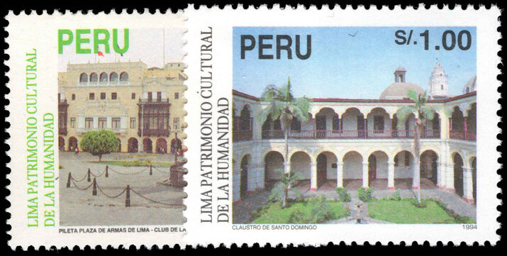 Peru 1995 World Heritage Site unmounted mint.