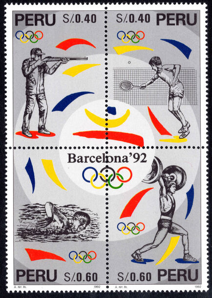 Peru 1996 Olympic Games unmounted mint.