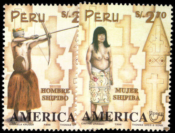 Peru 1997 America (1996). Traditional Costumes unmounted mint.