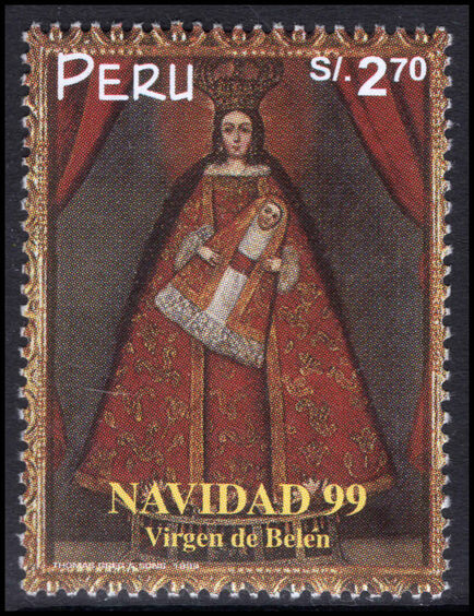 Peru 1999 Christmas unmounted mint.