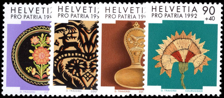 Switzerland 1992 Pro-Patria unmounted mint.