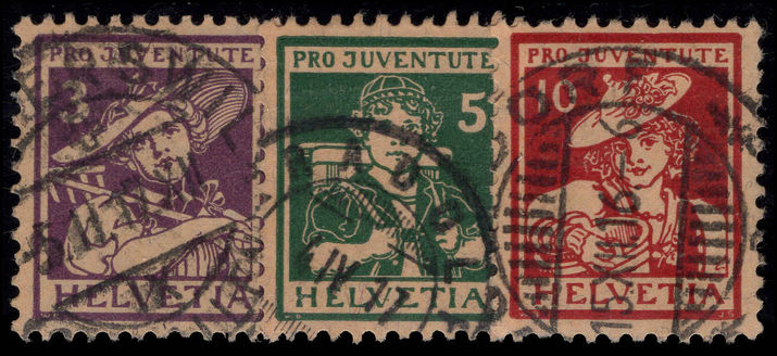 Switzerland 1916 Pro-Juventute fine used.