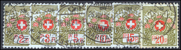 Switzerland 1911-26 Charity Hospitals set small numbers fine used.