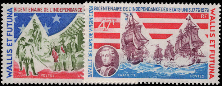 Wallis and Futuna 1976 American Revolution unmounted mint.