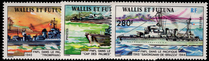 Wallis and Futuna 1978 Free French Pacific Naval Force unmounted mint.