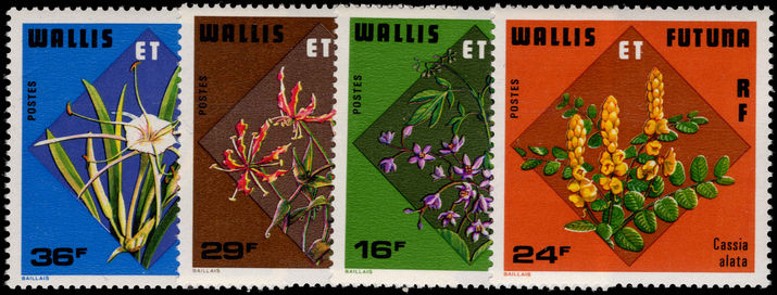 Wallis and Futuna 1978 Tropical Flowers unmounted mint.