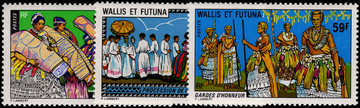 Wallis and Futuna 1978 Costumes and Traditions unmounted mint.