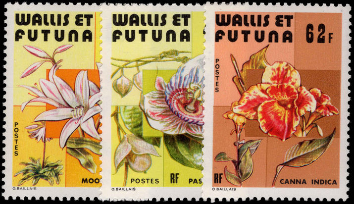 Wallis and Futuna 1979 Flowers unmounted mint.