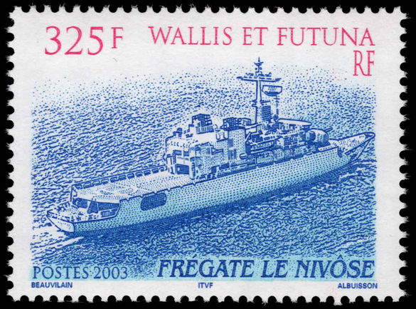 Wallis and Futuna 2003 Frigate Le Nivose unmounted mint.