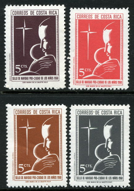 Costa Rica 1968 Obligatory Tax. Christmas unmounted mint.