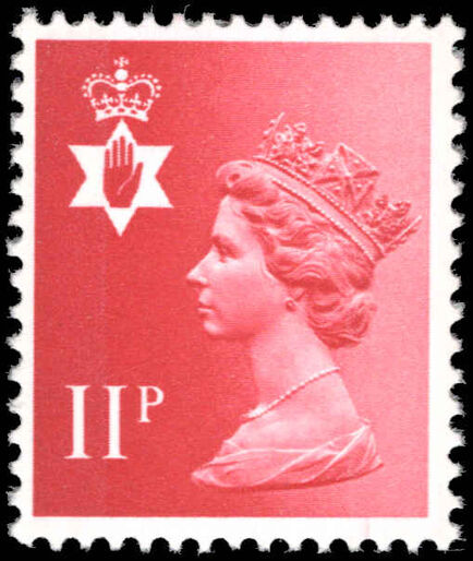 Northern Ireland 1971-93 11p scarlet unmounted mint.