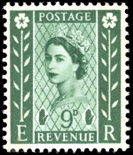 Northern Ireland 1958-67 9d bronze-green unmounted mint.