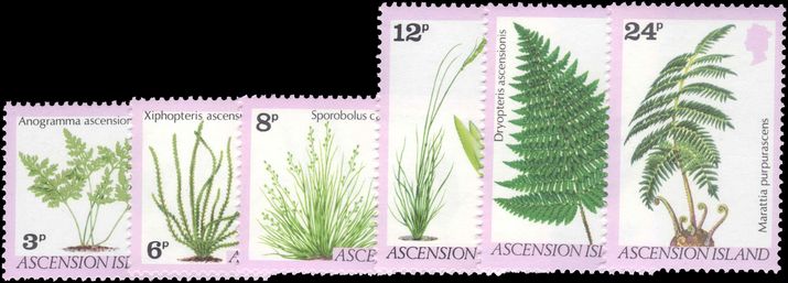 Ascension 1980 Ferns and Grasses unmounted mint.