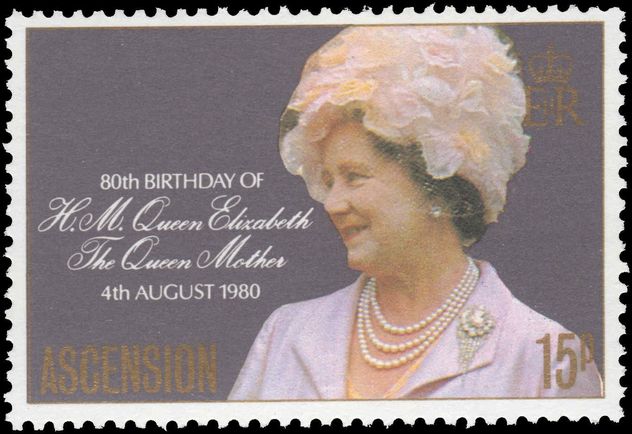 Ascension 1980 Queen Mother unmounted mint.
