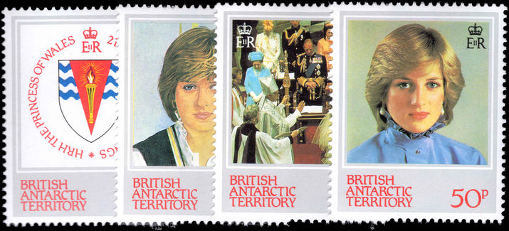 British Antarctic Territory 1982 Princess Diana unmounted mint.