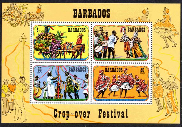 Barbados 1975 Crop-over souvenir sheet unmounted mint.