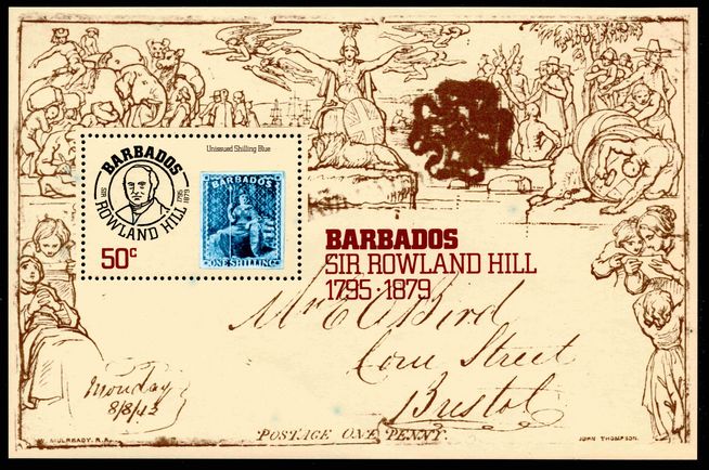 Barbados 1979 Sir Rowland Hill souvenir sheet unmounted mint.