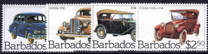 Barbados 1983 Classic Cars unmounted mint.