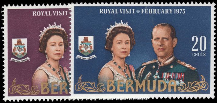 Bermuda 1975 Royal Visit unmounted mint.