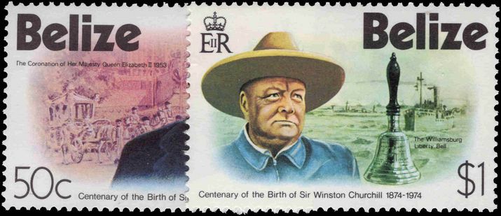 Belize 1974 Churchill unmounted mint.