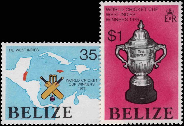 Belize 1976 Cricket unmounted mint.
