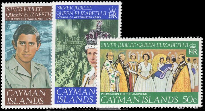 Cayman Islands 1977 Silver Jubilee unmounted mint.