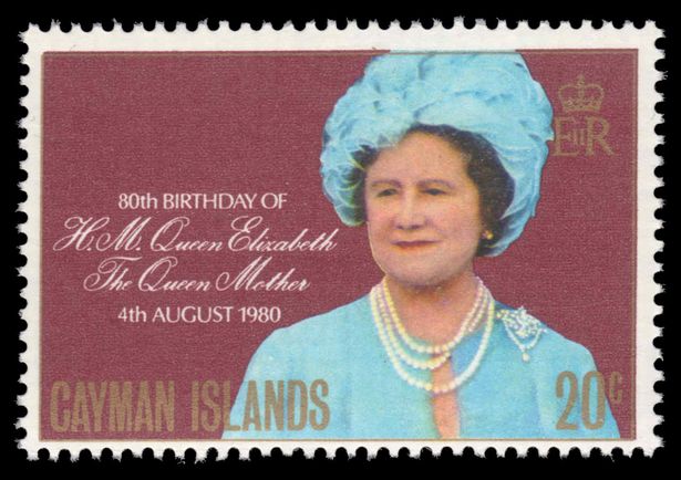 Cayman Islands 1980 Queen Mother unmounted mint.