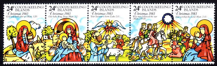 Cocos (Keeling) Islands 1983 Christmas unmounted mint.