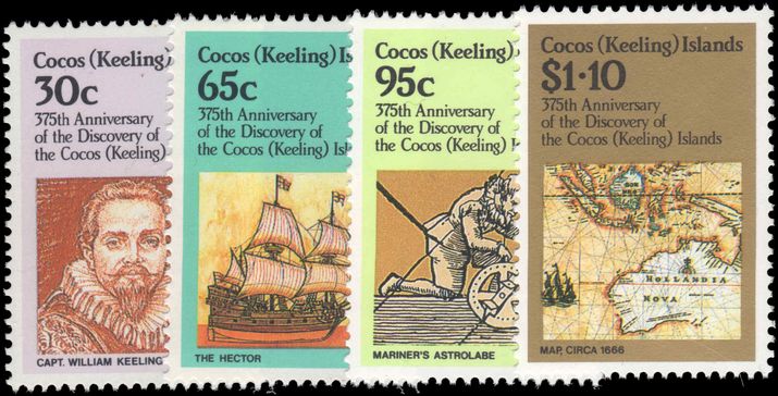Cocos (Keeling) Islands 1984 Discovery of Cocos unmounted mint.