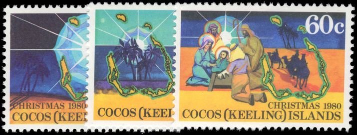 Cocos (Keeling) Islands 1980 Christmas unmounted mint.