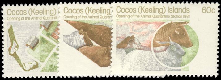 Cocos (Keeling) Islands 1981 Animal Quarantine unmounted mint.