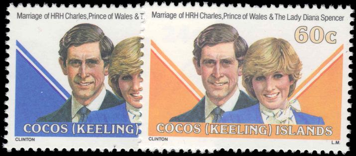 Cocos (Keeling) Islands 1981 Royal Wedding unmounted mint.